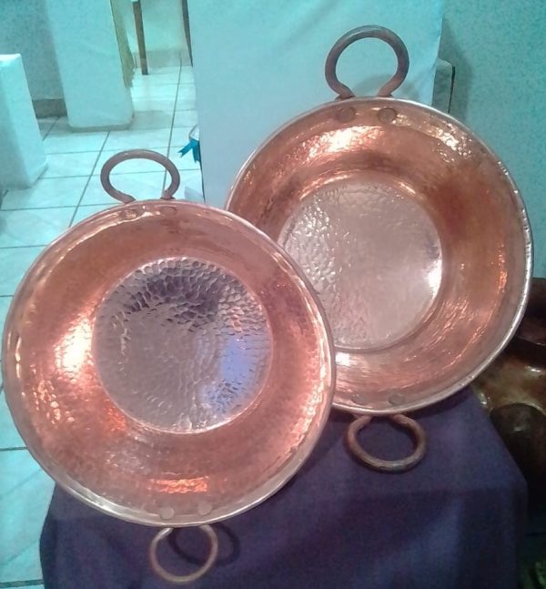 Hammered Copper Cazo (Cooking Pot) Hot on Sale