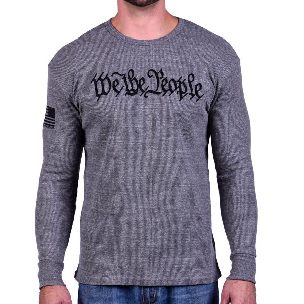 Men s  We The People  Patriotic Long Sleeve Thermal For Discount