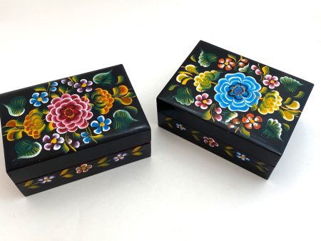 Painted Jewelry Box from Quiroga on Sale