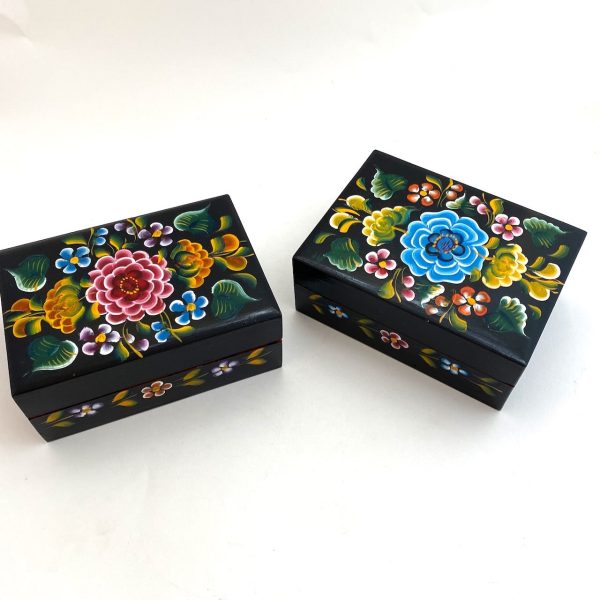 Painted Jewelry Box from Quiroga on Sale