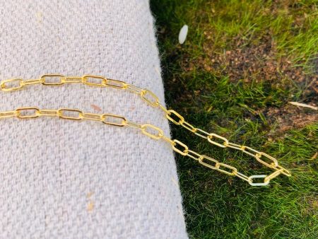 Secretary Chain Bracelet - 14k Gold Fill on Sale