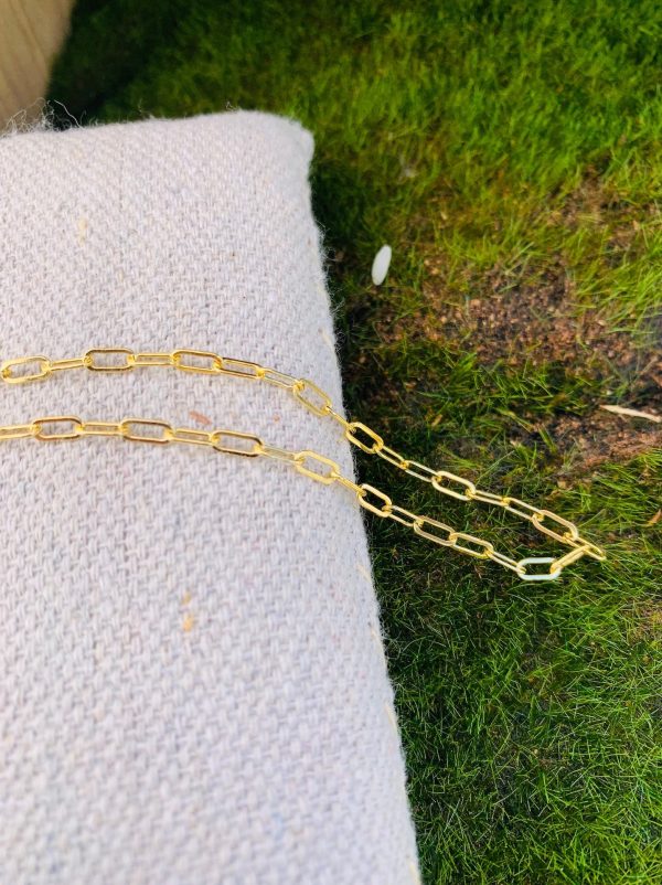 Secretary Chain Bracelet - 14k Gold Fill on Sale