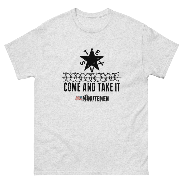 Texas Come and Take it Barbed Wire T-Shirt Hot on Sale