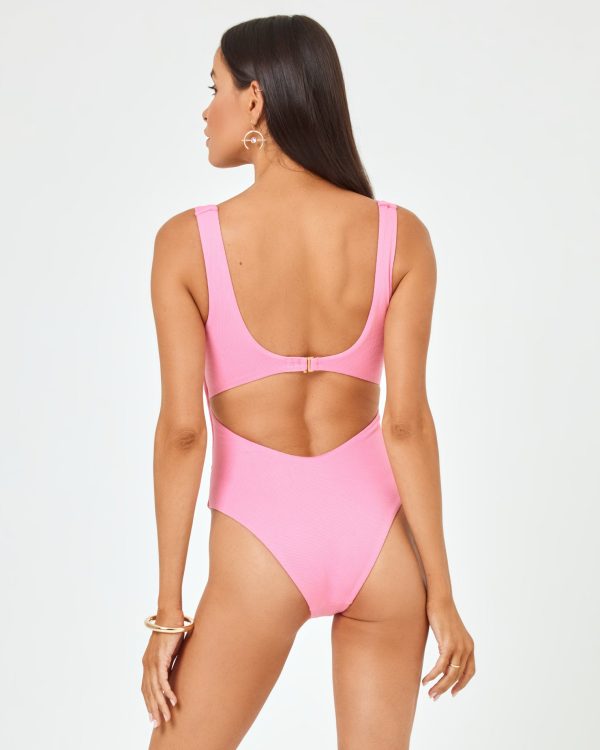 Balboa One Piece Swimsuit - Guava For Sale