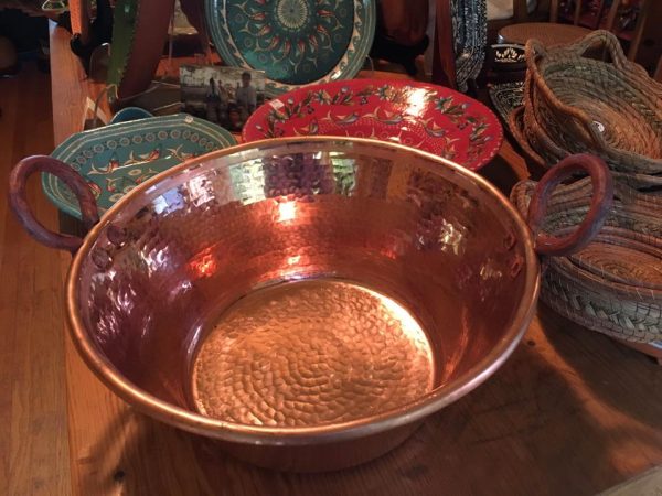 Hammered Copper Cazo (Cooking Pot) Hot on Sale