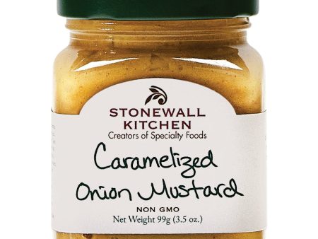 Stonewall Kitchen Caramelized Onion Mustard- Mini 3.5oz Hot on Sale