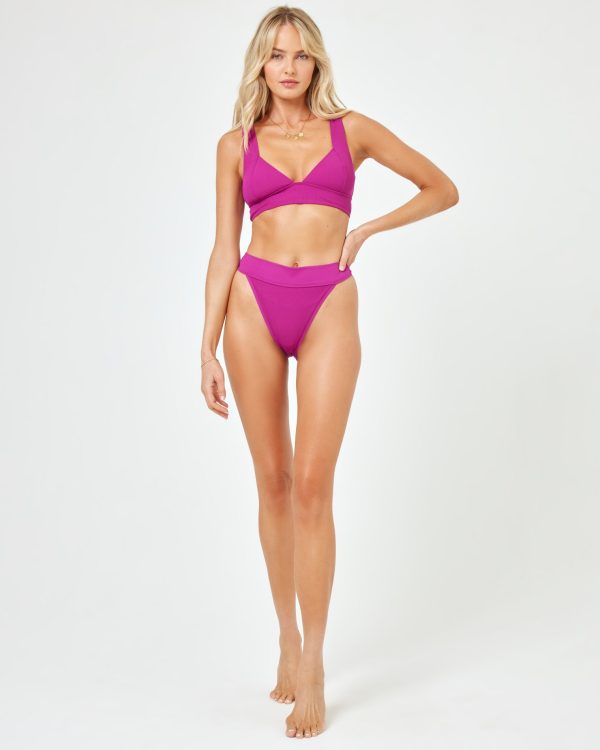 Hailey Bikini Top - Berry on Sale