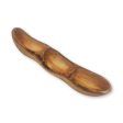 Olive Wood 3 Section Rustic Dish Online now