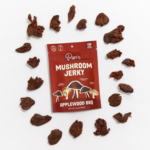 Applewood BBQ Mushroom Jerky For Cheap