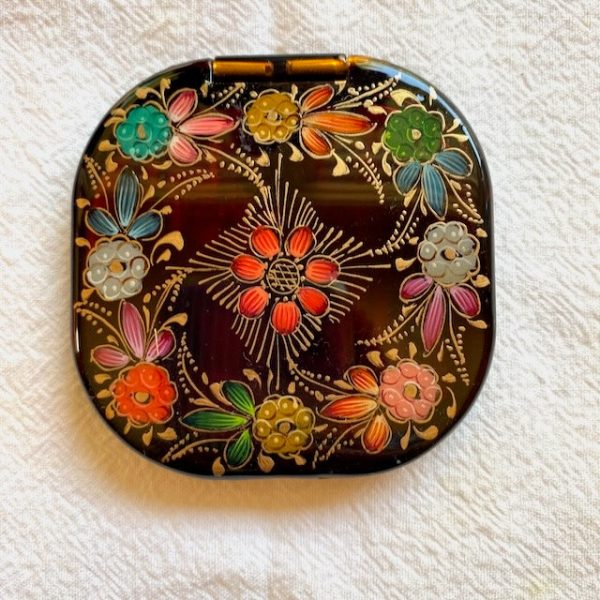 Handpainted Laca Compact Mirror Online Hot Sale