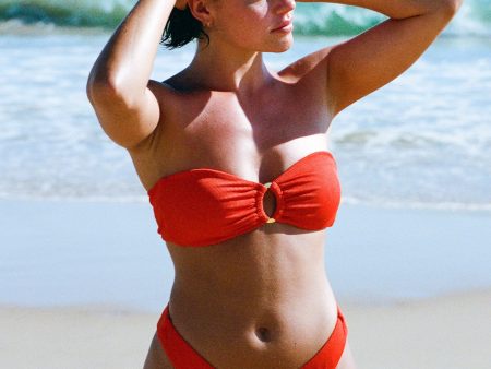 Jasper Bikini Top - Pimento Online Hot Sale