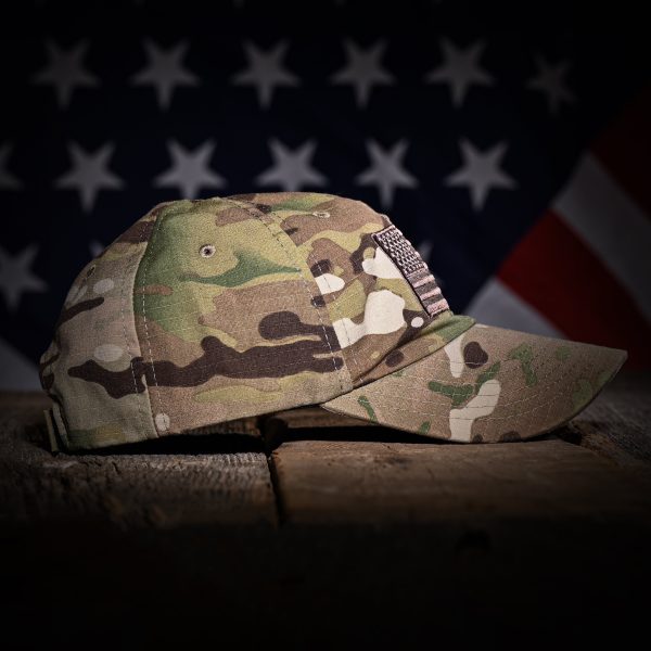 Multicam Full Fabric American Flag Range Hat Cheap