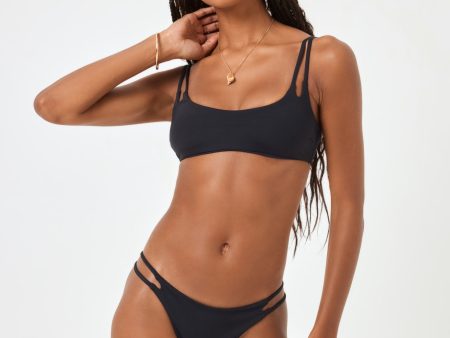 Zinnia Bikini Top - Black Fashion