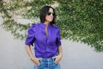 Bontina Tux Purple- No Ruffle Online Sale