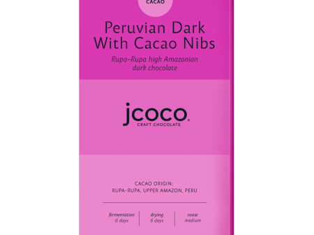 Peruvian Dark with Cacao Nibs 3oz For Cheap