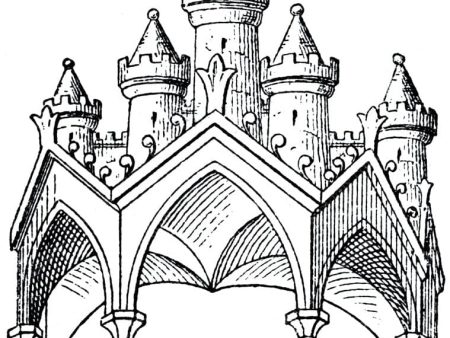 PDXC11693a -- Architecture Engravings Turrets Online Sale