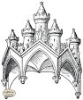 PDXC11693a -- Architecture Engravings Turrets Online Sale