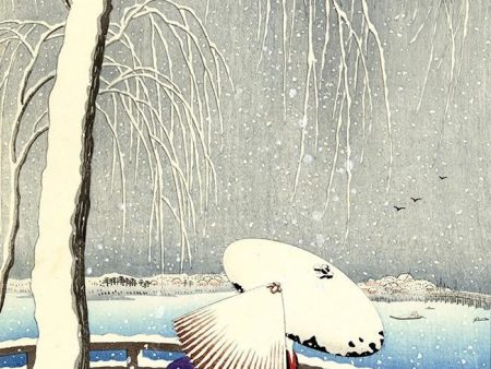 PDXC19525 -- Japanese Trees and Snow on Sale