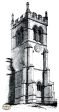 PDXC11489b -- Architecture Engravings Clock Tower Online Hot Sale