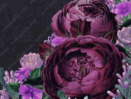 PDXC18870c -- Purple Flower Bouquet Discount