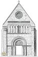 PDXC11686 -- Architecture Engravings Church For Discount